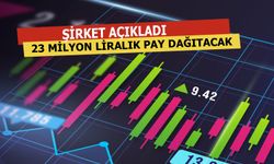 23 Milyon Lira Pay Dağıtacak