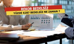 Yüzde 6287 Bedelsiz Ne Zaman ?