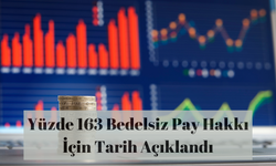 Yüzde 163 Bedelsiz Pay Alma İçin Tarih Açıklandı