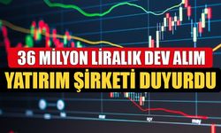 Yatırım Şirketi 36 Milyon Liralık Dev Alım Yaptı! Alım Yapılan O Hisseler