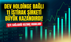 Dev Holdinge Bağlı 11 İştirak Şirketi Büyük Kazandırdı! İşte Sağladığı Kazanç Oranları