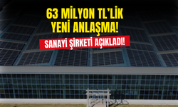 Sanayi Şirketi 63 Milyon TL'lik Yeni Anlaşmayı İmzaladı