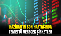 Haziran'ın Son Haftasında Temettü Verecek Şirketler Listesi