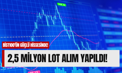 BİST100'ün Güçlü Hissesinde 2,5 Milyon Lot Alım Yapıldı!