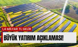 1,4 Milyar TL Gelir Açıklayan Şirketten Yatırım Duyurusu!