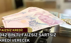 Ev Değil Kredi Veriyor! Faizsiz 942 Bin TL Kredi...