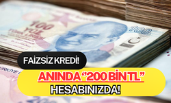 Kefilsiz Şartsız ''200 Bin Lira'' Faizsiz Kredi İmkanı!