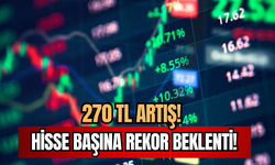 Hisse Başına ''270 TL''Lik Artış Bekleniyor!