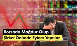 Borsada Mağdur Olduklarını Söyleyip Eylem Yaptılar