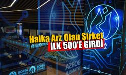 Halka Arz Olan Şirket İlk 500’e Girdi