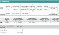 SPK’dan Bedelsiz Onayı Alan Hisse Tavan Yaptı