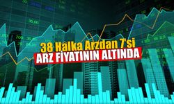 38 Halka Arzdan 7’si Halka Arz Fiyatının Altında Kaldı