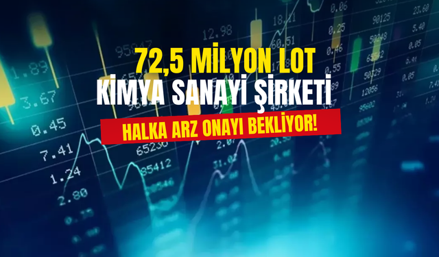 Kimya Sanayi Şirketi 72,5 Milyon Lot İle Halka Arz Olmayı Bekliyor