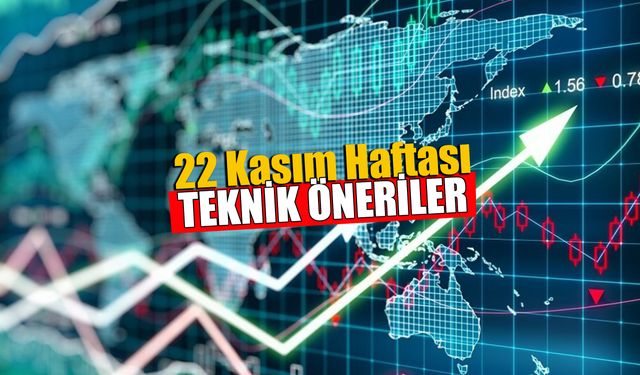 A1 Capital 22 Kasım Haftası Teknik Önerileri