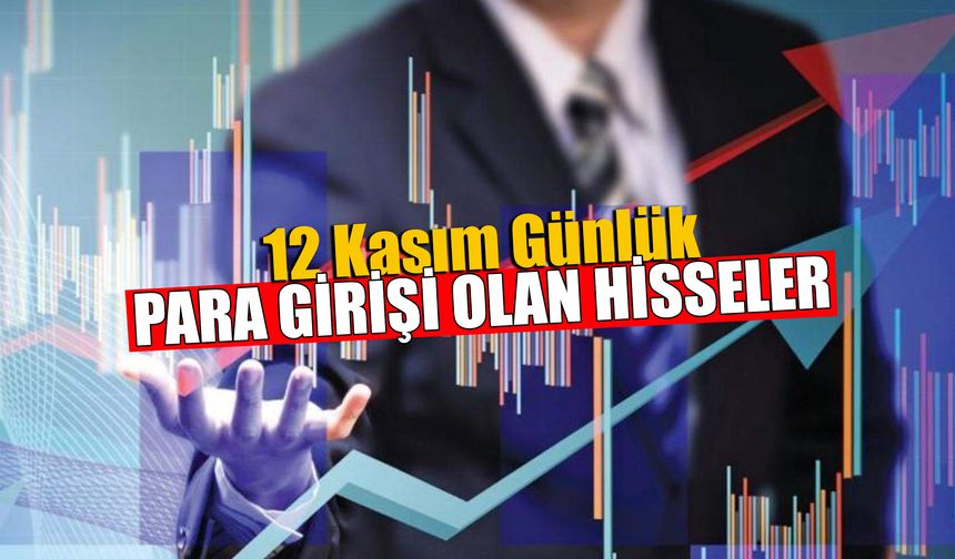 12 Kasım Günlük Para Girişi Olan Hisseler