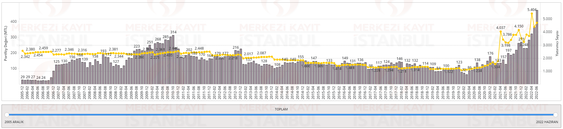 0-14 yaş grubu yatırımcı